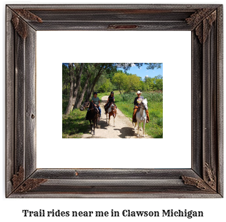 trail rides near me in Clawson, Michigan